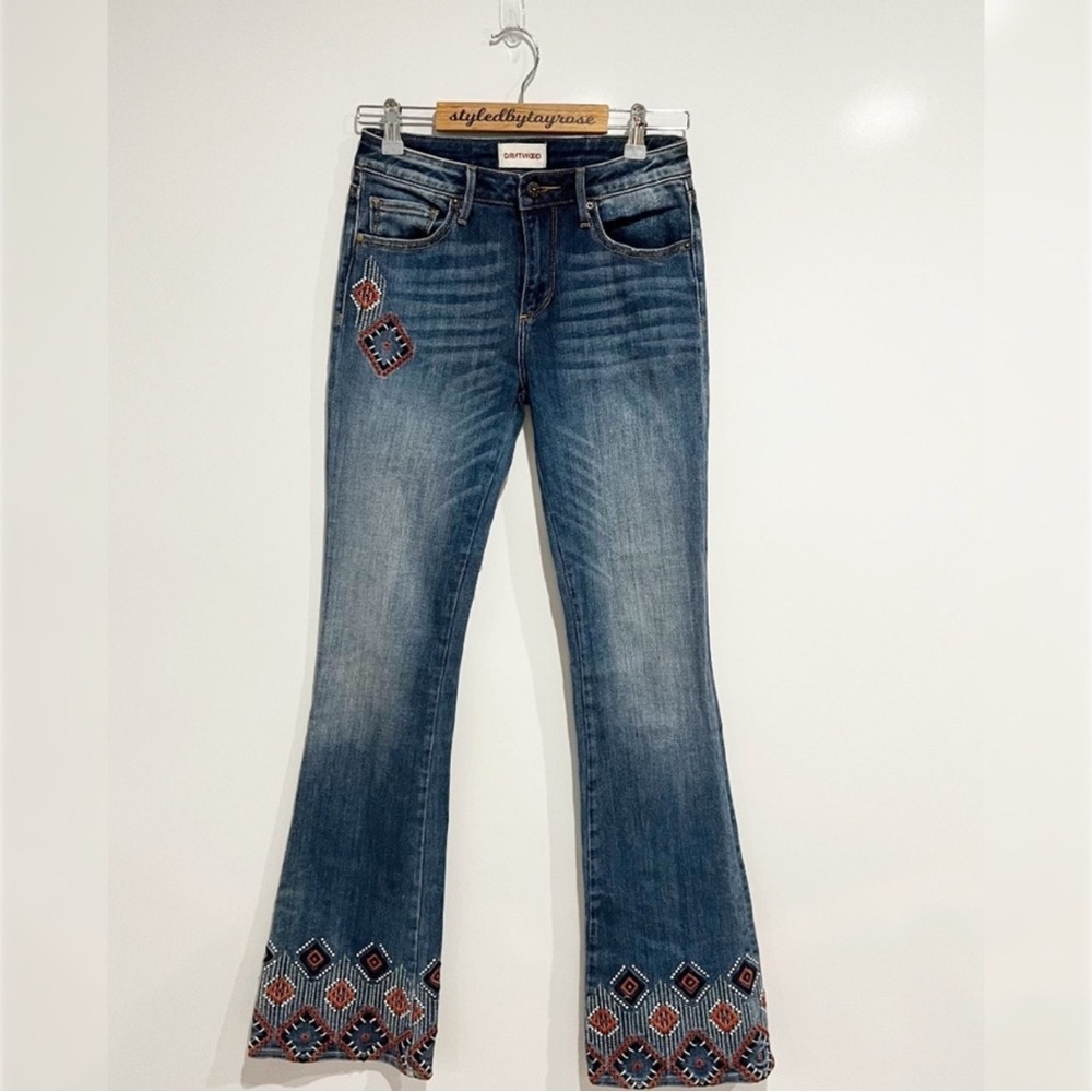 DRIFTWOOD Isabel High Rise Flare Jeans